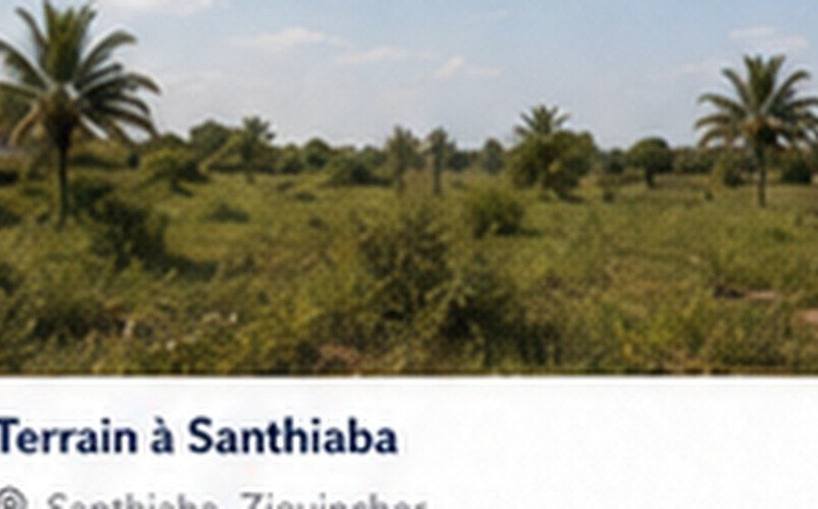 Terrain à Santhiaba